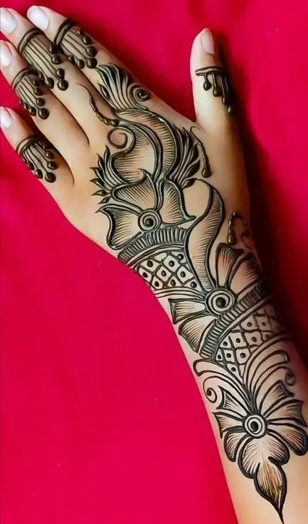arabic-stylish-mehndi-design-10 Arabic Stylish Mehndi Design