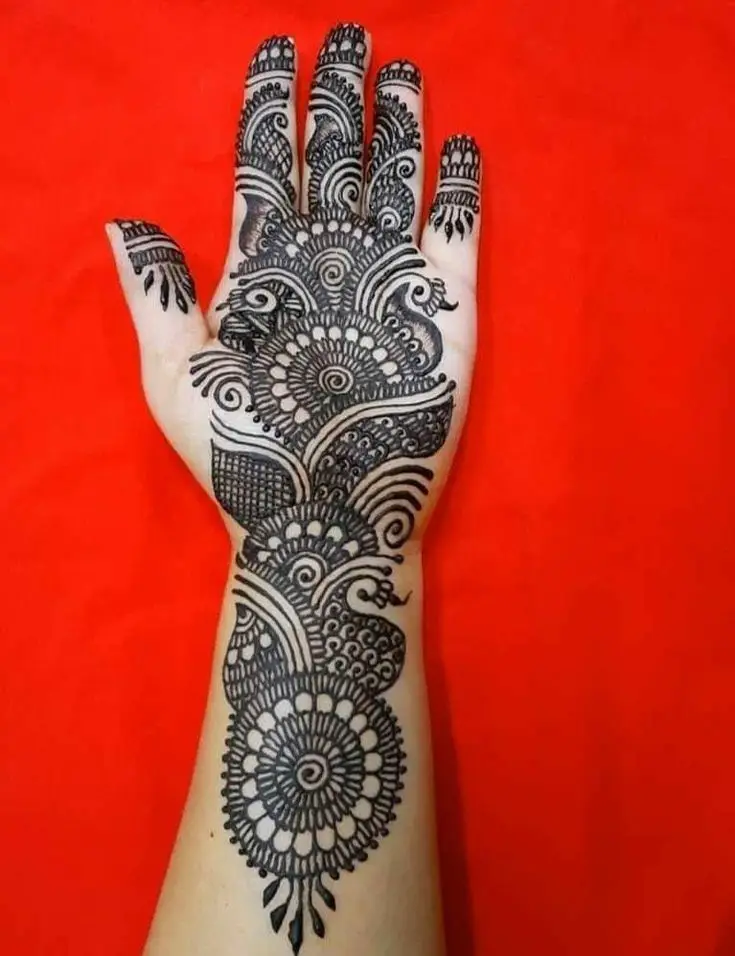 arabic-stylish-mehndi-design-5 Arabic Stylish Mehndi Design