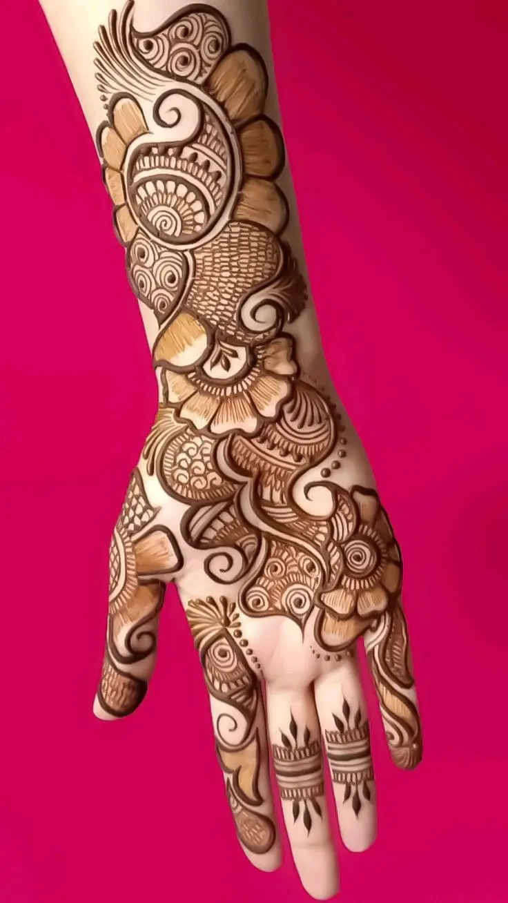arabic-stylish-mehndi-design-9 Arabic Stylish Mehndi Design