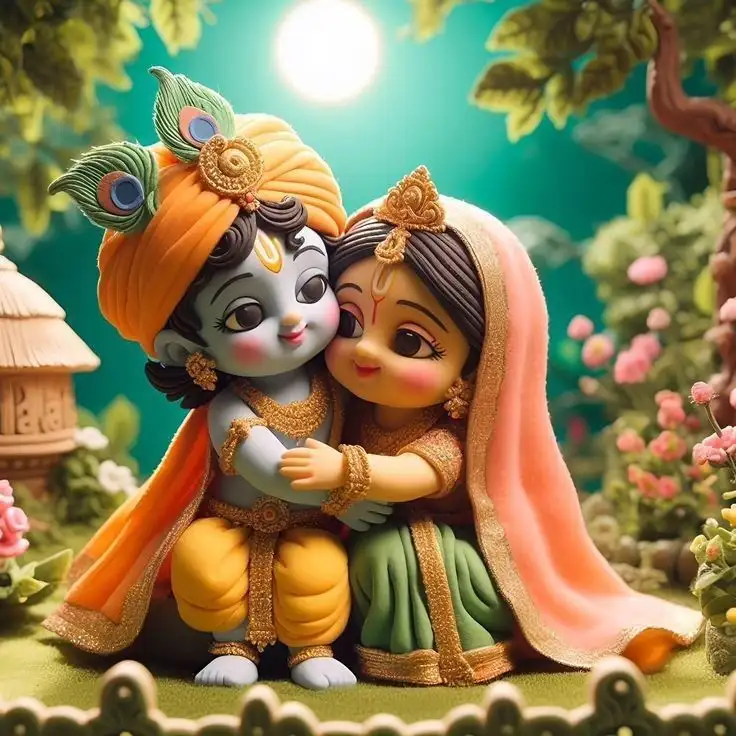 cute-little-radha-krishna-images-3 Radha Krishna Whatsapp Dp