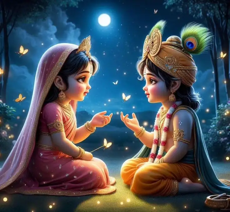 cute-little-radha-krishna-images-6 Radha Krishna Whatsapp Dp