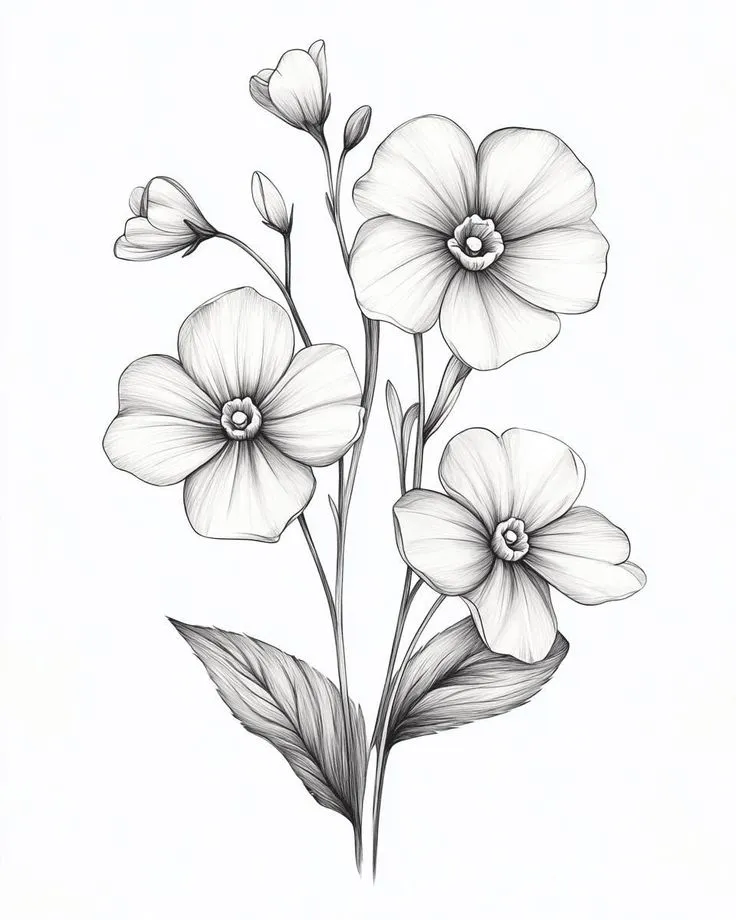 flower-drawing-images-2 Flower Drawing Images